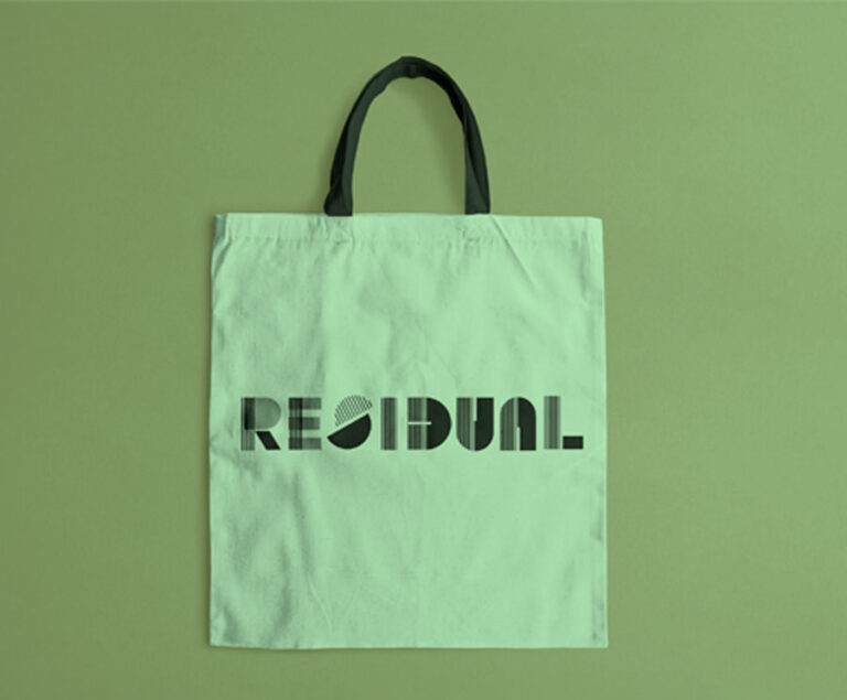 Design gráfico sustentável - Residual studio, atelier de arquitetura e design em Lisboa - identidade visual - marca sustentável - ecodesign- sustainable graphic design